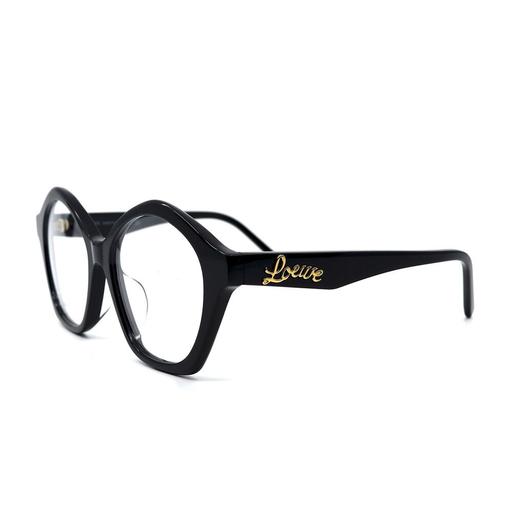 NEW LOEWE LW50053U 001 SHINY BLACK WOMEN'S EYEGLASSES FRAME - Picture 10 of 12